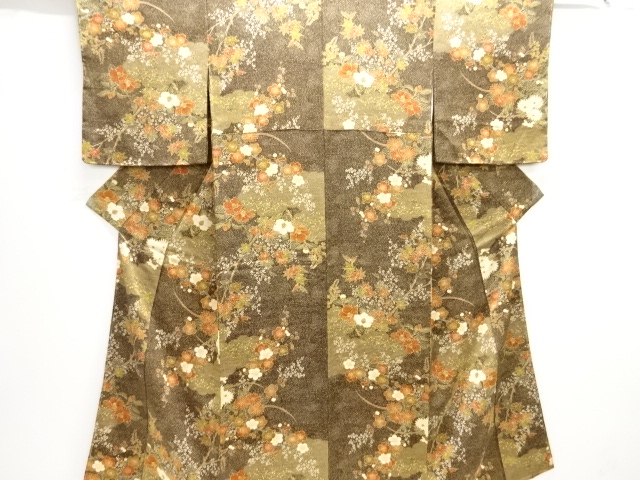 梅楓椿模様小紋着物